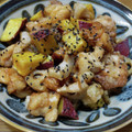 や～たん食堂's cooksnap of when they made 秋の味覚　れんこんとさつまいもの甘酢炒め.