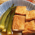 cococo710's cooksnap of when they made ＊厚揚げとオクラの煮びたし＊.