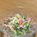 ☆stella's cooksnap of when they made 豆苗とカニカマ卵の\マヨ和え/.