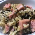 タロタロジロママ's cooksnap of when they made もずくとポーク（スパム）の炊き込みご飯.