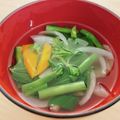 ha0720ru's cooksnap of when they made 捨てないで！セロリの葉のスープ.