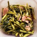 クックFCS45W☆'s cooksnap of when they made 秒殺！空芯菜(あさがお菜)で青菜炒め♪.