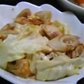 ちーぼちゃん's cooksnap of when they made 簡単☆キャベツとちくわの梅マヨ炒め.