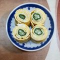 ヌーシ's cooksnap of when they made 七夕に☆おくらチーズの卵焼きロール.