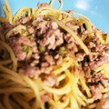 no1642's cooksnap of when they made ひき肉と玉ねぎの和風パスタ.
