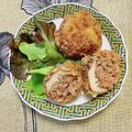 コムギ大好き's cooksnap of when they made 椎茸の肉詰めフライ♪.
