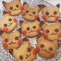 T☆NAOKO's cooksnap of when they made ピカチュウクッキー.