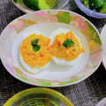 へい♡ゆー♡'s cooksnap of when they made 簡単おつまみ♡ゆでたま×マヨキムチ♪.