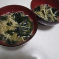 きらり流れ星's cooksnap of when they made 切り干し大根のお味噌汁.