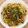りおまむ's cooksnap of when they made 簡単！早い！！イワシの味噌煮缶パスタ.