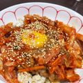 かすさぶろう's cooksnap of when they made ☆オートミールの納豆キムチ卵丼☆.