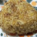 ゆけり３兄弟's cooksnap of when they made 残りご飯でもおいしいピリ辛焼きおにぎり.