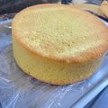 クックXB8ES6☆'s cooksnap of when they made スポンジケーキ.