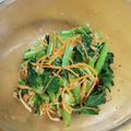 ひみあか's cooksnap of when they made 簡単◎小松菜のナムル.