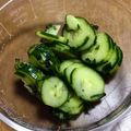 ☆すぬぴっぴ☆'s cooksnap of when they made 5分で出来る！キュウリと大葉の味噌あえ.