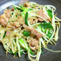 ちーまぐ's cooksnap of when they made 豚バラもやしとにらの中華風炒め.