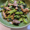NEKOほっぺ's cooksnap of when they made お弁当に★小松菜と椎茸のゴマ麺つゆ和え.