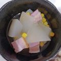 メロンパンケーキ's cooksnap of when they made 冬瓜とベーコンのコンソメ煮.