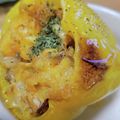 かりんと★'s cooksnap of when they made とろけるチーズ＆カレー味♪パプリカ肉詰め.