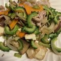 ちゃぎー's cooksnap of when they made 絹厚揚げのゴーヤチャンプルー.