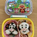 ほたほた焼き's cooksnap of when they made キャラ弁　おむすびまん と こむすびまん.