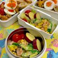 ルぴあ's cooksnap of when they made オクラ･ツナ･コーンのごま和え☆弁当に.