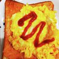 さおりらっくま's cooksnap of when they made 卵焼きトースト☆.
