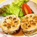しましま＊ここあ's cooksnap of when they made 蓮根焼売/レンコンはさみ蒸しシュウマイ.