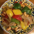 COM☆COM♪'s cooksnap of when they made パプリカで彩り⭐鶏肉とカシューナッツ炒め.
