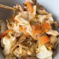 クック88L32D☆'s cooksnap of when they made 豚ナスとキャベツの味噌炒め.