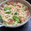 クック1K2O57☆'s cooksnap of when they made 富田うどんdeカルボナーラ風.