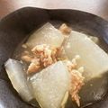 ぺらぺらだんご's cooksnap of when they made 鶏白だしで作る☆冬瓜と鶏ひき肉の煮物♪.