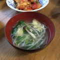 北京パンダ's cooksnap of when they made ニラとモヤシと卵のスープ.