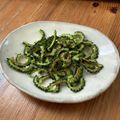 北京パンダ's cooksnap of when they made ※レンジでヘルシー！簡単ゴーヤチップス※.