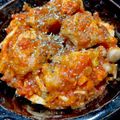 TeaChan214's cooksnap of when they made 鶏肉としめじのまろやかトマト煮込み　.