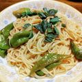 もこもこストロベリー's cooksnap of when they made 簡単♪アンチョビと大葉のおつまみパスタ.