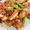 ★まいちむ★'s cooksnap of when they made 簡単☆なすとひき肉と納豆のピリ辛炒め.