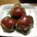 よっちゃん✨クック's cooksnap of when they made ピーマンの肉詰め（輪切り）.