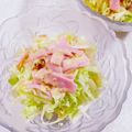 みぽぽ37's cooksnap of when they made 千切りレタスとハムのサラダ.