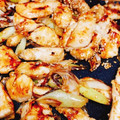 seacomet's cooksnap of when they made 鶏むね肉と長ネギのゴマ焼き.
