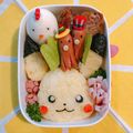 LUCKママ's cooksnap of when they made ポケモン♪ピカチュウ＊キャラ弁.