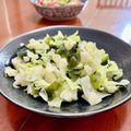 Superlittleboo's cooksnap of when they made キャベツとわかめのナムル.