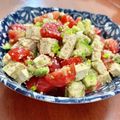 Superlittleboo's cooksnap of when they made アボカドとトマト・チーズの豆腐サラダ.