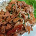 Yuuko7i's cooksnap of when they made 【低糖質】豚肉の梅肉炒め.