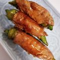 もにゃっこ's cooksnap of when they made 万願寺の簡単肉巻.