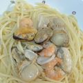 もふまるchan's cooksnap of when they made 簡単！コクたっぷりのシーフードパスタ！.
