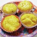 えくぼ母さん's cooksnap of when they made ＨＭでかぼちゃ蒸しパン.