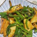 QPはにー's cooksnap of when they made コク旨✿ピーマンと厚揚げのオイスター炒め.