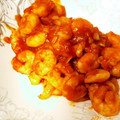 おかしらん's cooksnap of when they made 冷凍むきえびで超簡単！本格中華のエビチリ.