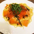 kuuchan86's cooksnap of when they made サーモンといくらの簡単パスタ.